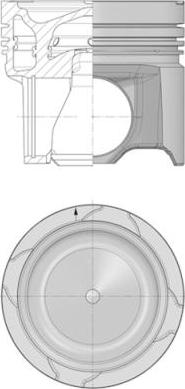 Kolbenschmidt 41178600 - Поршень parts5.com