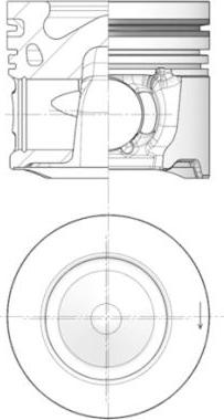 Kolbenschmidt 41253600 - Поршень parts5.com