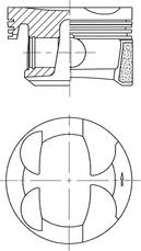 Kolbenschmidt 41705600 - Поршень parts5.com