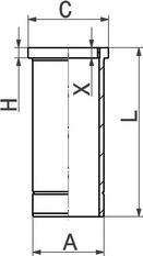 Kolbenschmidt 89920110 - Гильза цилиндра parts5.com