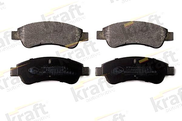 KRAFT AUTOMOTIVE 6006051 - Тормозные колодки, дисковые, комплект parts5.com