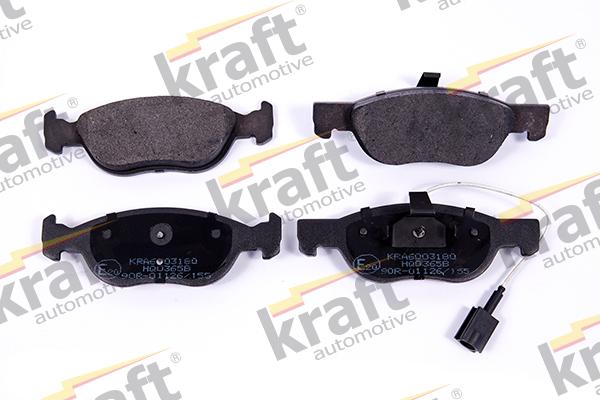 KRAFT AUTOMOTIVE 6003180 - Тормозные колодки, дисковые, комплект parts5.com