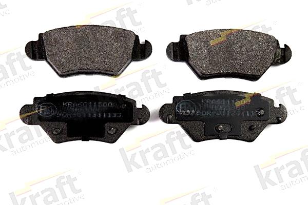 KRAFT AUTOMOTIVE 6011500 - Тормозные колодки, дисковые, комплект parts5.com