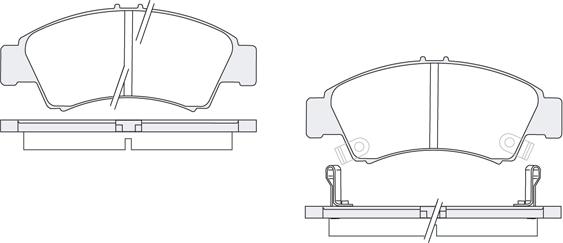 KSH EUROPE 1850.0058079 - Тормозные колодки, дисковые, комплект parts5.com