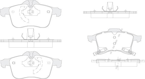 KSH EUROPE 1850.0058220 - Тормозные колодки, дисковые, комплект parts5.com