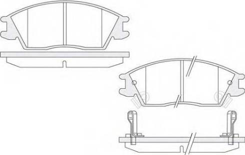 KSH EUROPE 1850.0058061 - Тормозные колодки, дисковые, комплект parts5.com