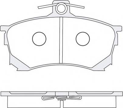 KSH EUROPE 1850.0058007 - Тормозные колодки, дисковые, комплект parts5.com