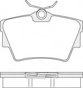 BRAYMANN BBP0512 - Тормозные колодки, дисковые, комплект parts5.com