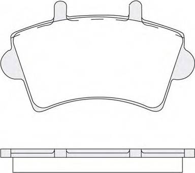 KSH EUROPE 1850.0058116 - Тормозные колодки, дисковые, комплект parts5.com