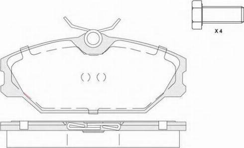 KSH EUROPE 1850.0058176 - Тормозные колодки, дисковые, комплект parts5.com