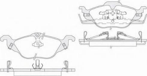 KSH EUROPE 1850.0058172 - Тормозные колодки, дисковые, комплект parts5.com