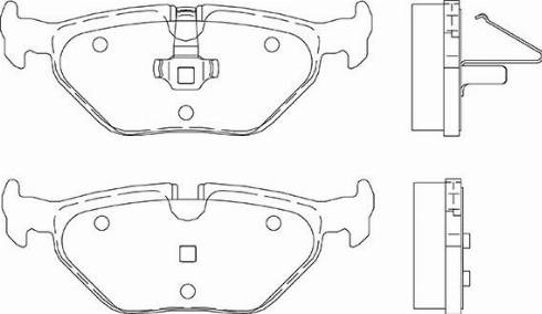 KSH EUROPE 1850.0058247 - Тормозные колодки, дисковые, комплект parts5.com