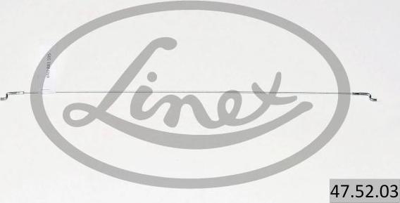 Linex 47.52.03 - Трос, регулировка спинки сидения parts5.com