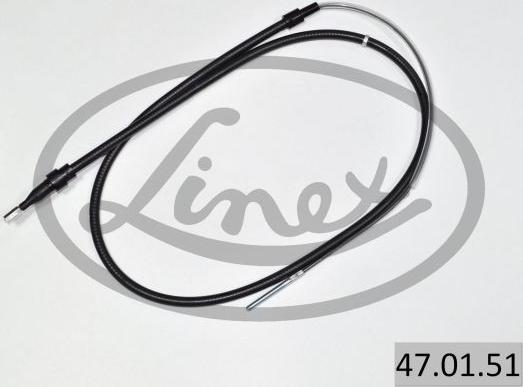 Linex 47.01.51 - Тросик, cтояночный тормоз parts5.com