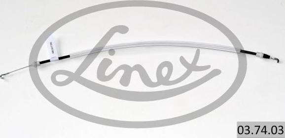 Linex 03.74.03 - Трос, замок двери parts5.com