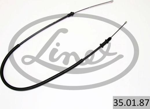 Linex 35.01.87 - Тросик, cтояночный тормоз parts5.com