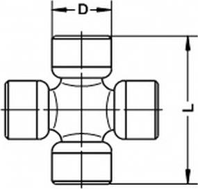 Löbro U126 - Шарнир, колонка рулевого управления parts5.com