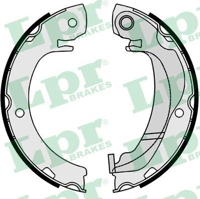 LPR 09920 - Brake Shoe Set, parking brake parts5.com