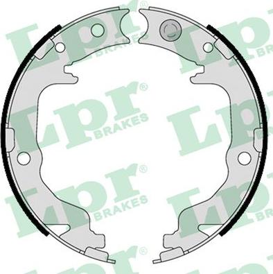 LPR 09540 - Brake Shoe Set, parking brake parts5.com