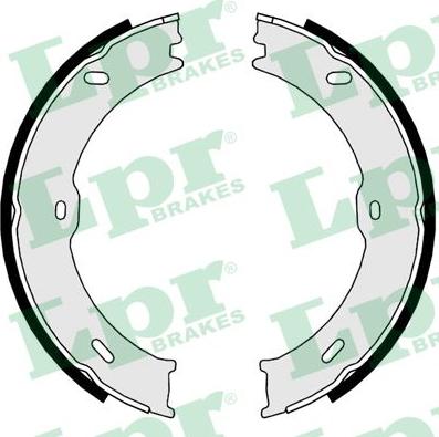 LPR 09710 - Комплект тормозов, ручник, парковка parts5.com