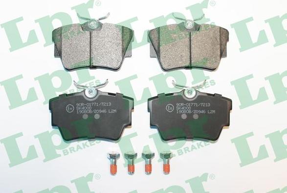 LPR 05P946 - Brake Pad Set, disc brake parts5.com