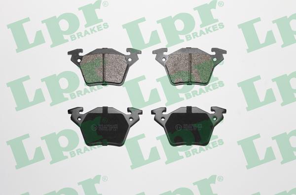 LPR 05P948 - Тормозные колодки, дисковые, комплект parts5.com