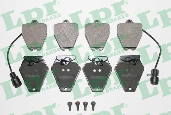 LPR 05P981 - Тормозные колодки, дисковые, комплект parts5.com