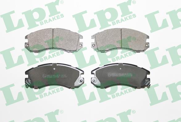 LPR 05P546 - Тормозные колодки, дисковые, комплект parts5.com