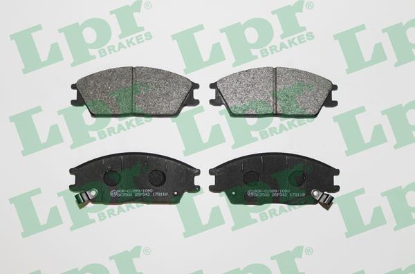 LPR 05P542 - Тормозные колодки, дисковые, комплект parts5.com