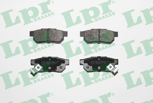 LPR 05P506 - Тормозные колодки, дисковые, комплект parts5.com