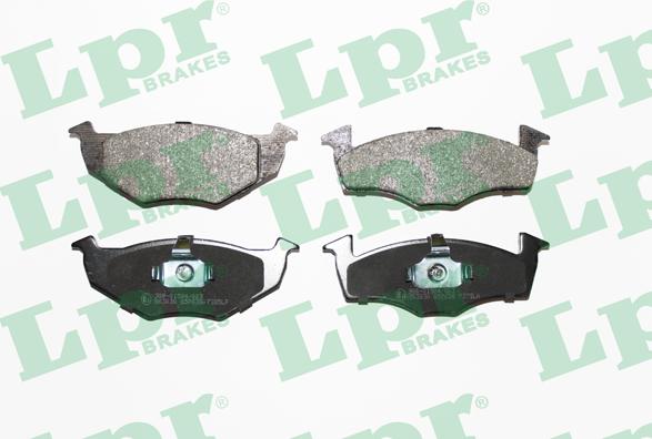 LPR 05P638 - Тормозные колодки, дисковые, комплект parts5.com