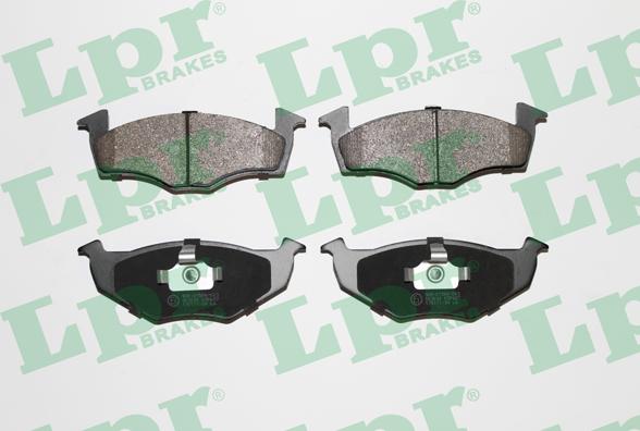 LPR 05P627 - Тормозные колодки, дисковые, комплект parts5.com