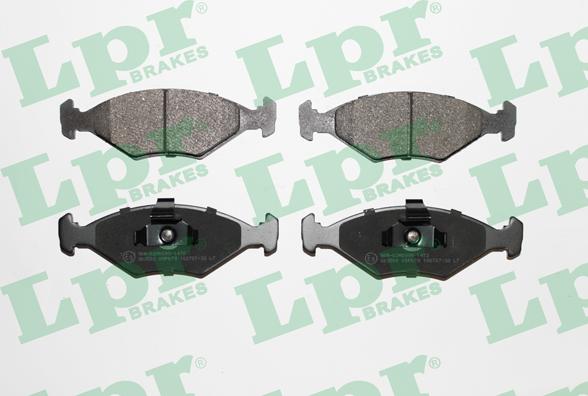 LPR 05P679 - Тормозные колодки, дисковые, комплект parts5.com