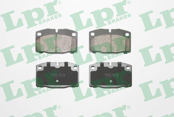 LPR 05P190 - Тормозные колодки, дисковые, комплект parts5.com