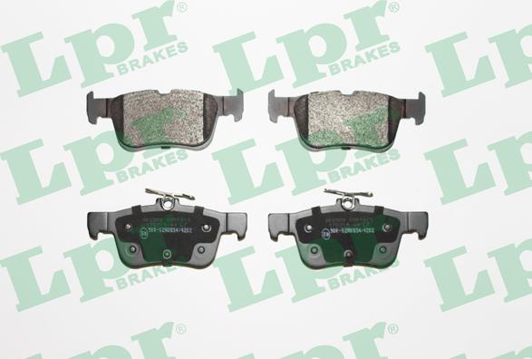 LPR 05P1915 - Тормозные колодки, дисковые, комплект parts5.com