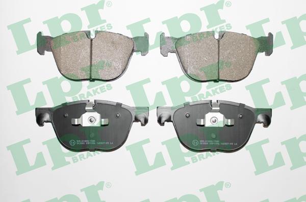 LPR 05P1496 - Тормозные колодки, дисковые, комплект parts5.com