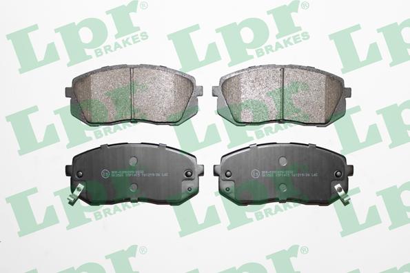 LPR 05P1415 - Тормозные колодки, дисковые, комплект parts5.com