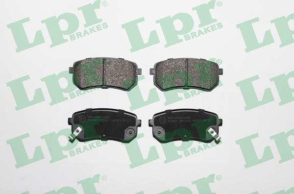 LPR 05P1411 - Тормозные колодки, дисковые, комплект parts5.com