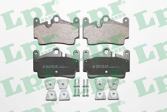 LPR 05P1482 - Тормозные колодки, дисковые, комплект parts5.com