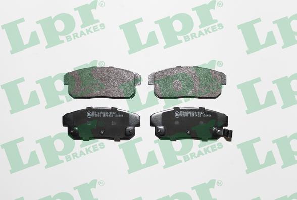 LPR 05P1432 - Тормозные колодки, дисковые, комплект parts5.com