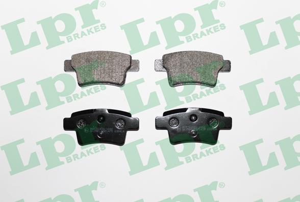 LPR 05P1475 - Тормозные колодки, дисковые, комплект parts5.com