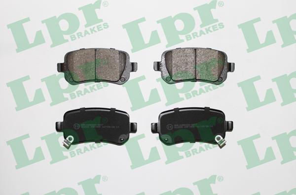 LPR 05P1550 - Тормозные колодки, дисковые, комплект parts5.com