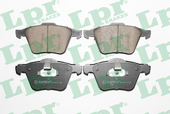 LPR 05P1507 - Тормозные колодки, дисковые, комплект parts5.com