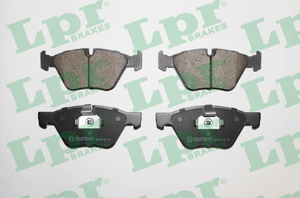 LPR 05P1512 - Тормозные колодки, дисковые, комплект parts5.com