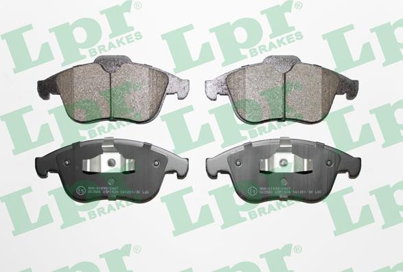 LPR 05P1534 - Тормозные колодки, дисковые, комплект parts5.com