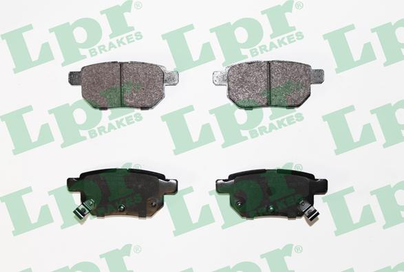 LPR 05P1530 - Тормозные колодки, дисковые, комплект parts5.com