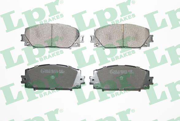 LPR 05P1529 - Тормозные колодки, дисковые, комплект parts5.com