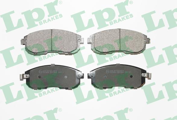 LPR 05P1606 - Тормозные колодки, дисковые, комплект parts5.com