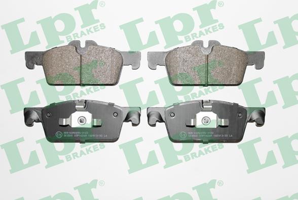 LPR 05P1626 - Тормозные колодки, дисковые, комплект parts5.com