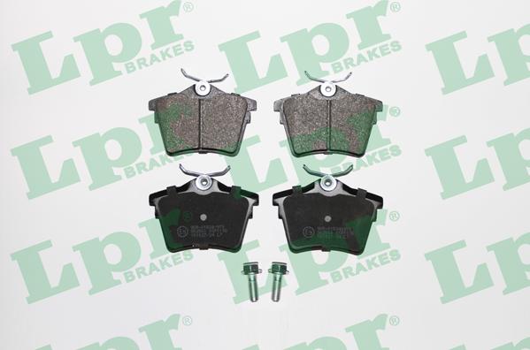 LPR 05P1195 - Тормозные колодки, дисковые, комплект parts5.com